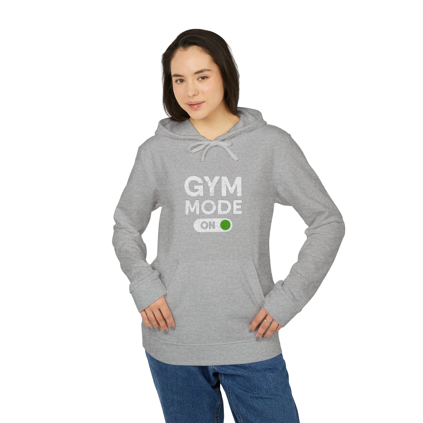 Gym Mode On Hoodie Adidas® Product Custom Designed By Elegansza