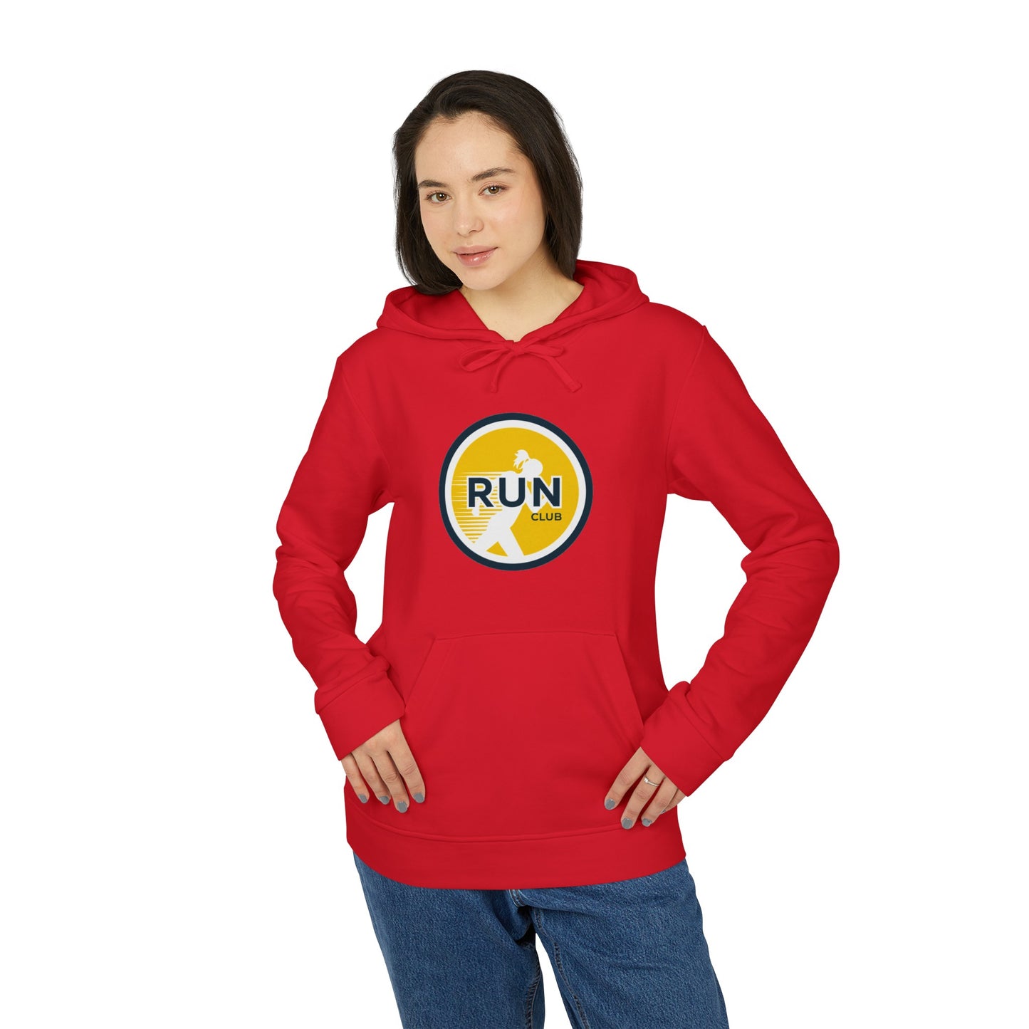 Run Club Hoodie Adidas® Product Custom Designed By Elegansza