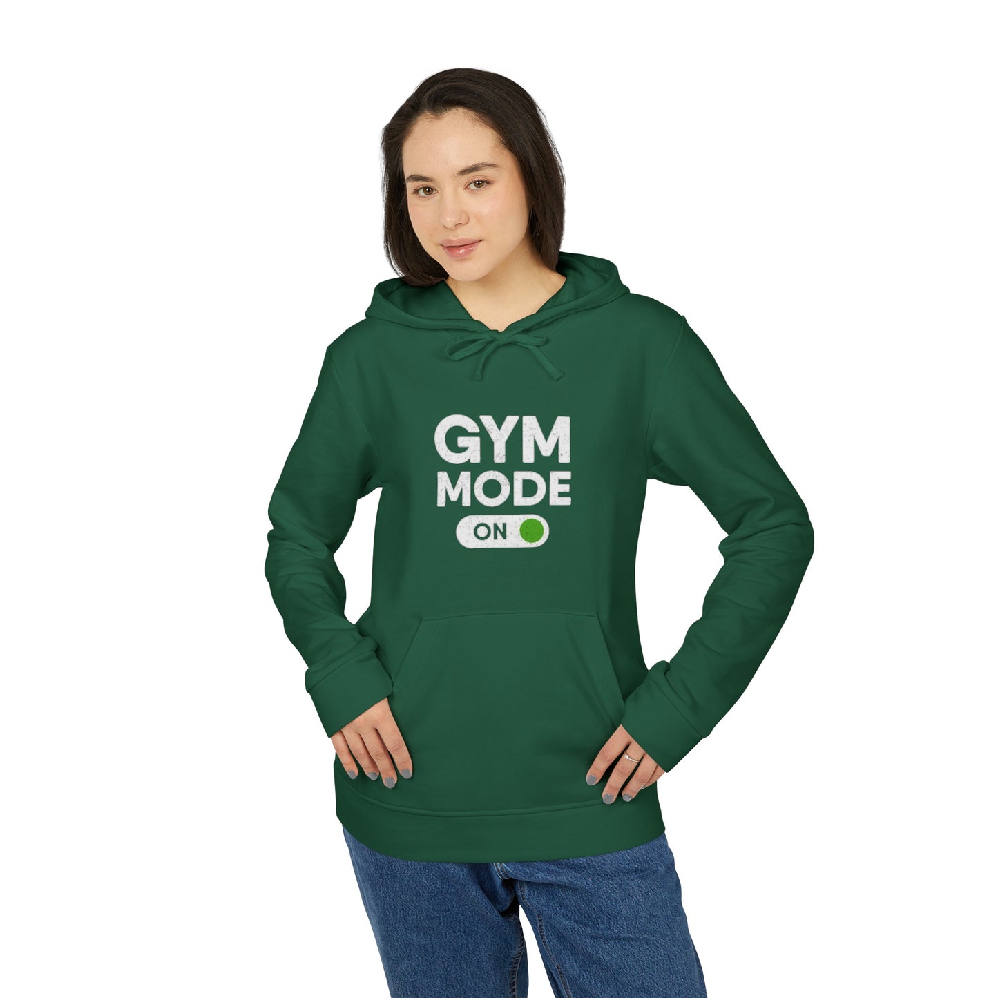 Gym Mode On Hoodie Adidas® Product Custom Designed By Elegansza